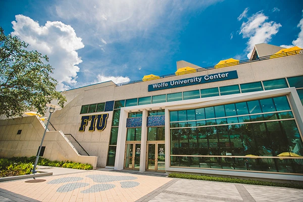 The entrance to the Wolfe Center at BBC.