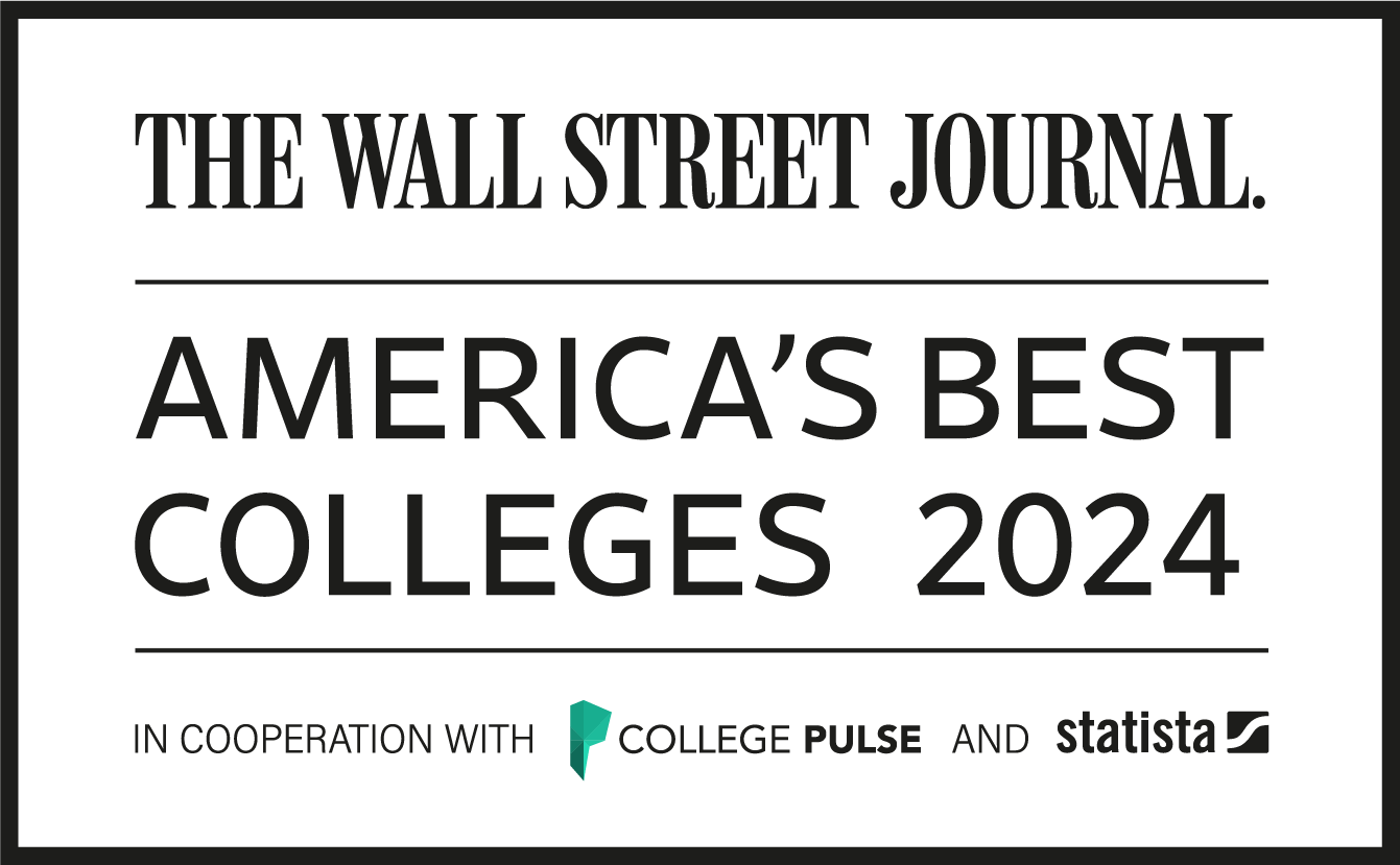Wall Street Journal Best College badge